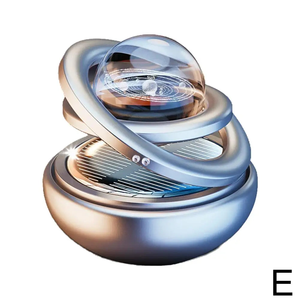 Car Solar Aromatherapy Ornaments Car Double Suspended Crystal Ball Aromatherapy