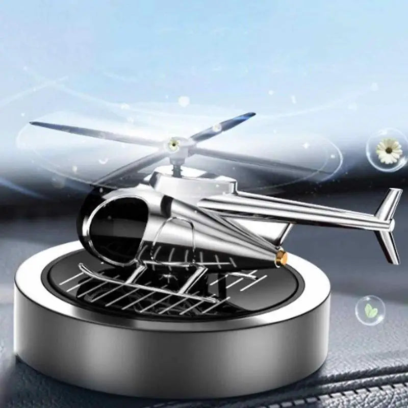 Helicopter Solar Power Car Perfume Car Decoration Perfume Diffuser