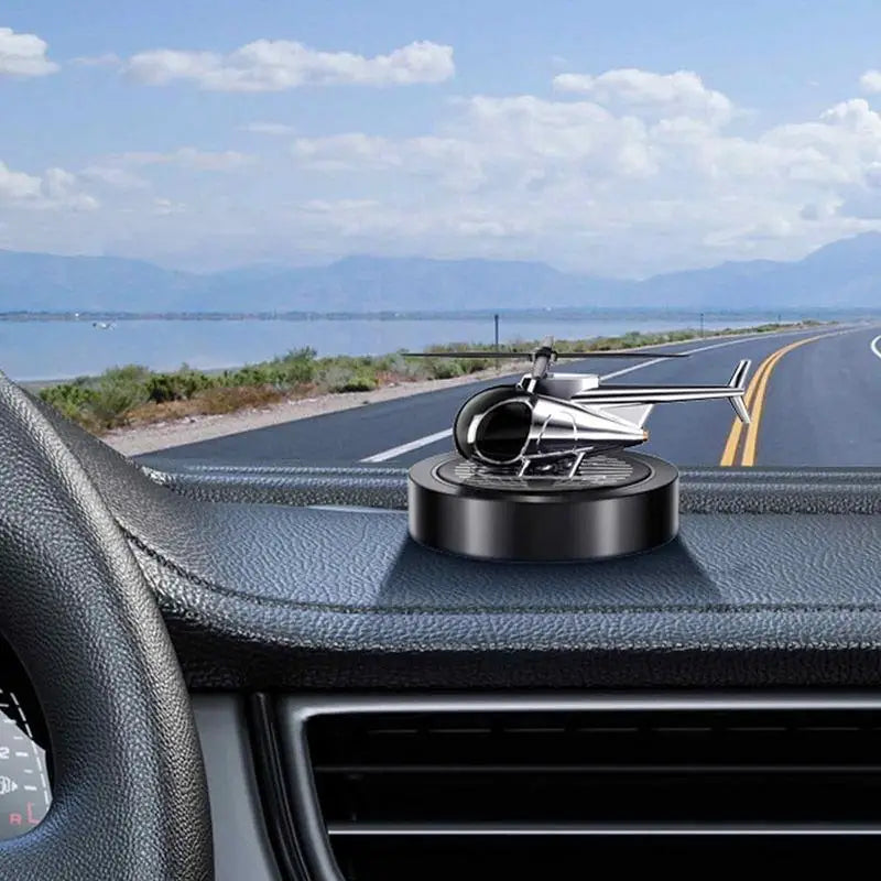 Helicopter Solar Power Car Perfume Car Decoration Perfume Diffuser